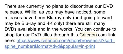 will dvds be discontinued